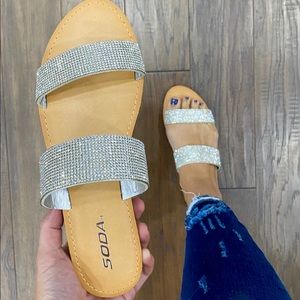 Sparkle Slide Sandal